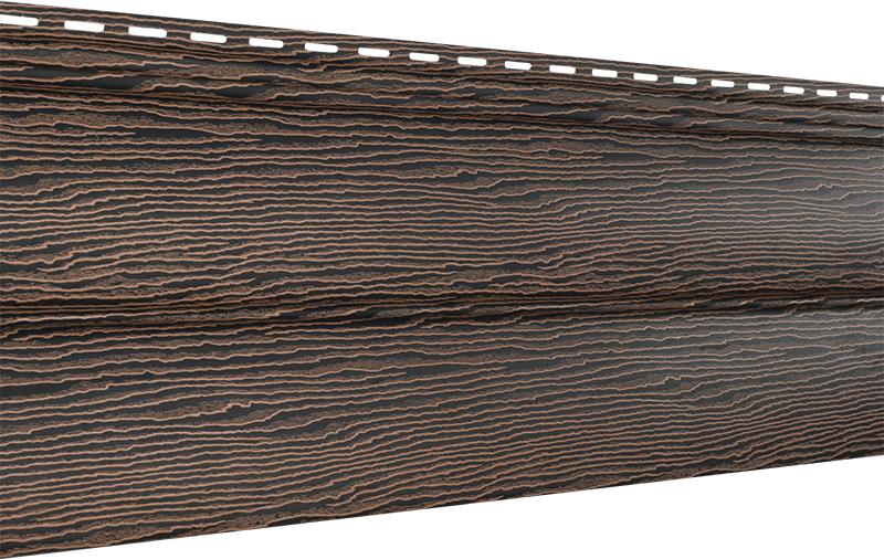 Сайдинг "Тимбер-Блок" дуб морёный 0,23*3,4 м (0,782 м2) 