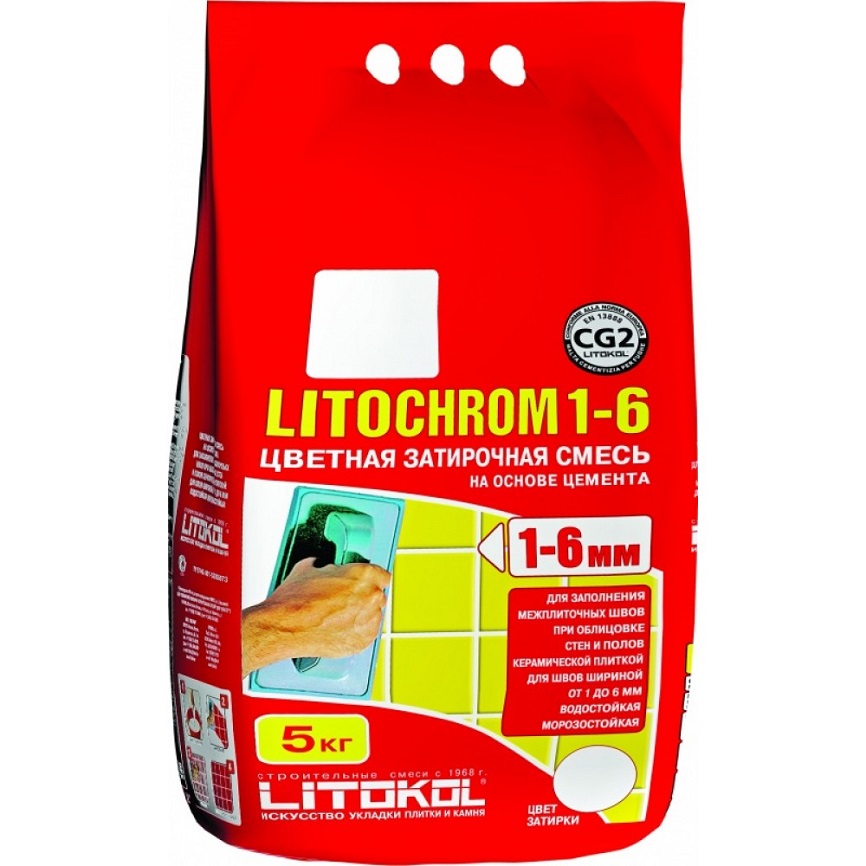 Затирка LITOCHROM 1-6 C (5 кг) 