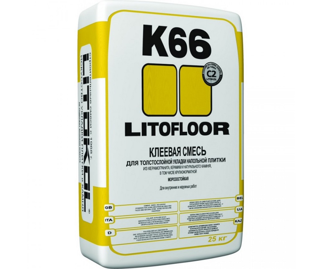 Плиточный клей LITOKOL LitoFloor K66, 25 кг 