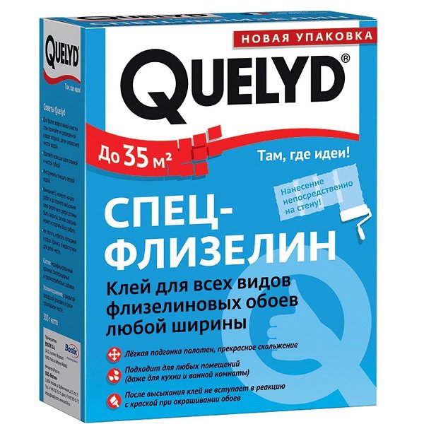 Клей обойный "QUELYD" спец.флизелинов 300 гр. 