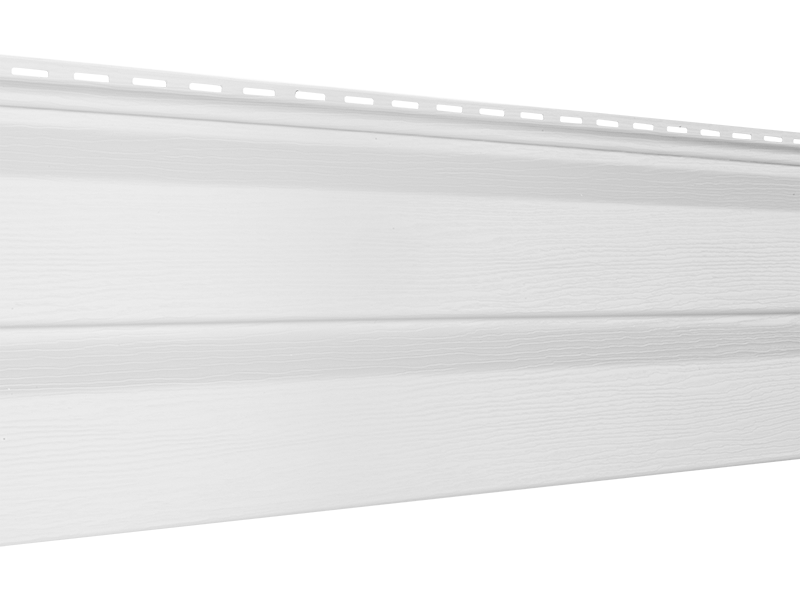 Сайдинг "Корабельный брус" белый 0,23*3,05 м (0,702 м2) 